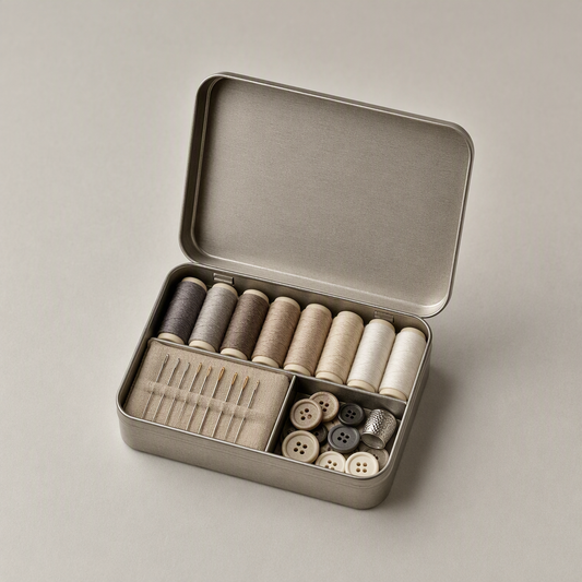 Travel Sewing Kit in Tin